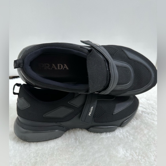 PRADA black cloudburst low sneakers - size 10 - like new condition - Picture 5 of 7